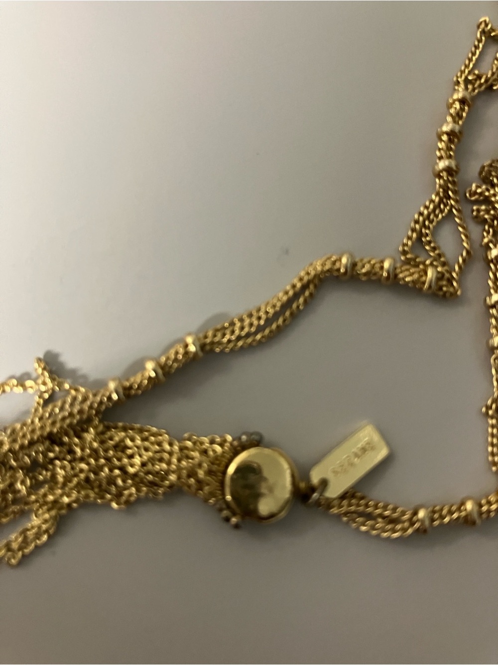 Sézane gold tassel earrings and necklace lot - Picture 3 of 3